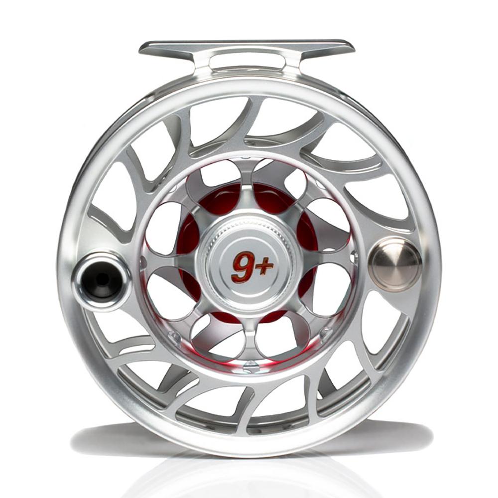 Hatch Iconic Fly Reel – 9 Plus in Clear Red